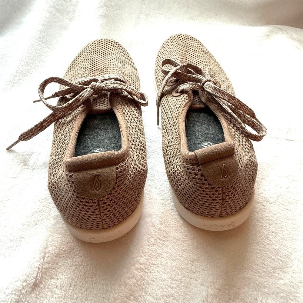 Allbirds Tree Skippers Women's 7 Kauri Coffee Brown Knit Lace Up Casual Shoes - Picture 3 of 9